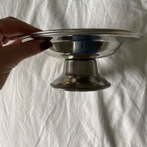 Stainless Steel Tray, Catch All Dish or Candle Holder